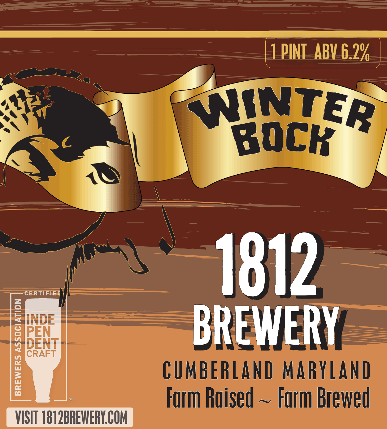 Winter Bock beer label.