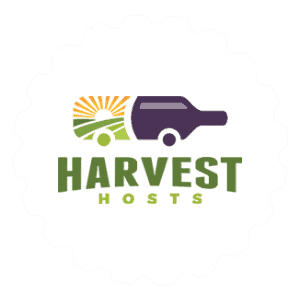 Harvest Hosts logo.