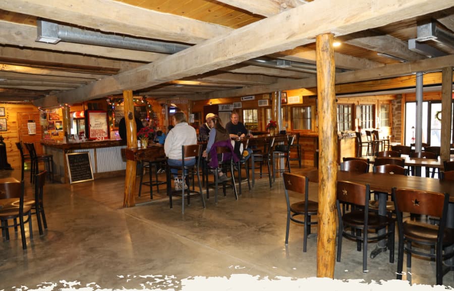 Inside the 1812 Brewery Tap Room.